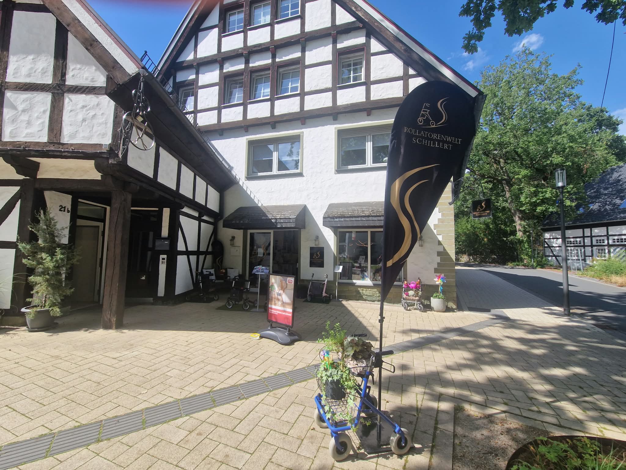 Rollatorenwelt Schillert Fachgeschäft Außenansicht